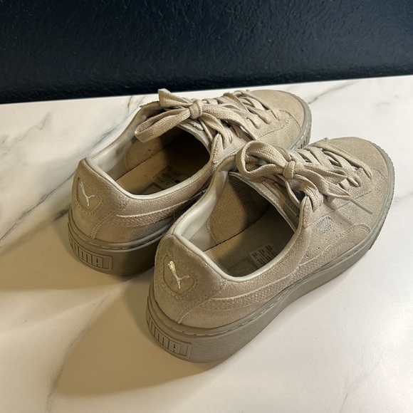 Puma Platform Sneaker Grey Silver Accents - Picture 3 of 7